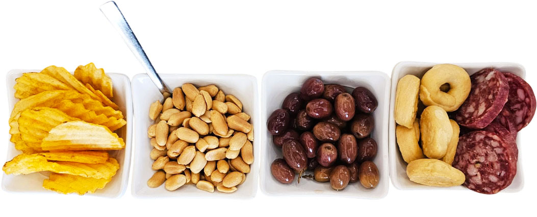 Quatris con salamino